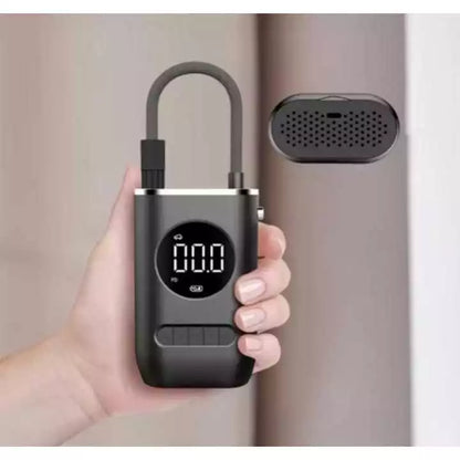 Mini Compressor de Ar Portatil Recarregavél Digital USB Calibrador Pneu