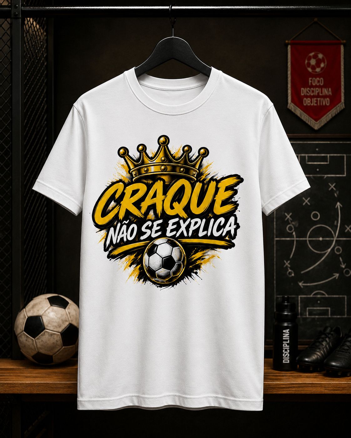 Camisa Futebol — Eusoubitenca ⭐ (Branco)