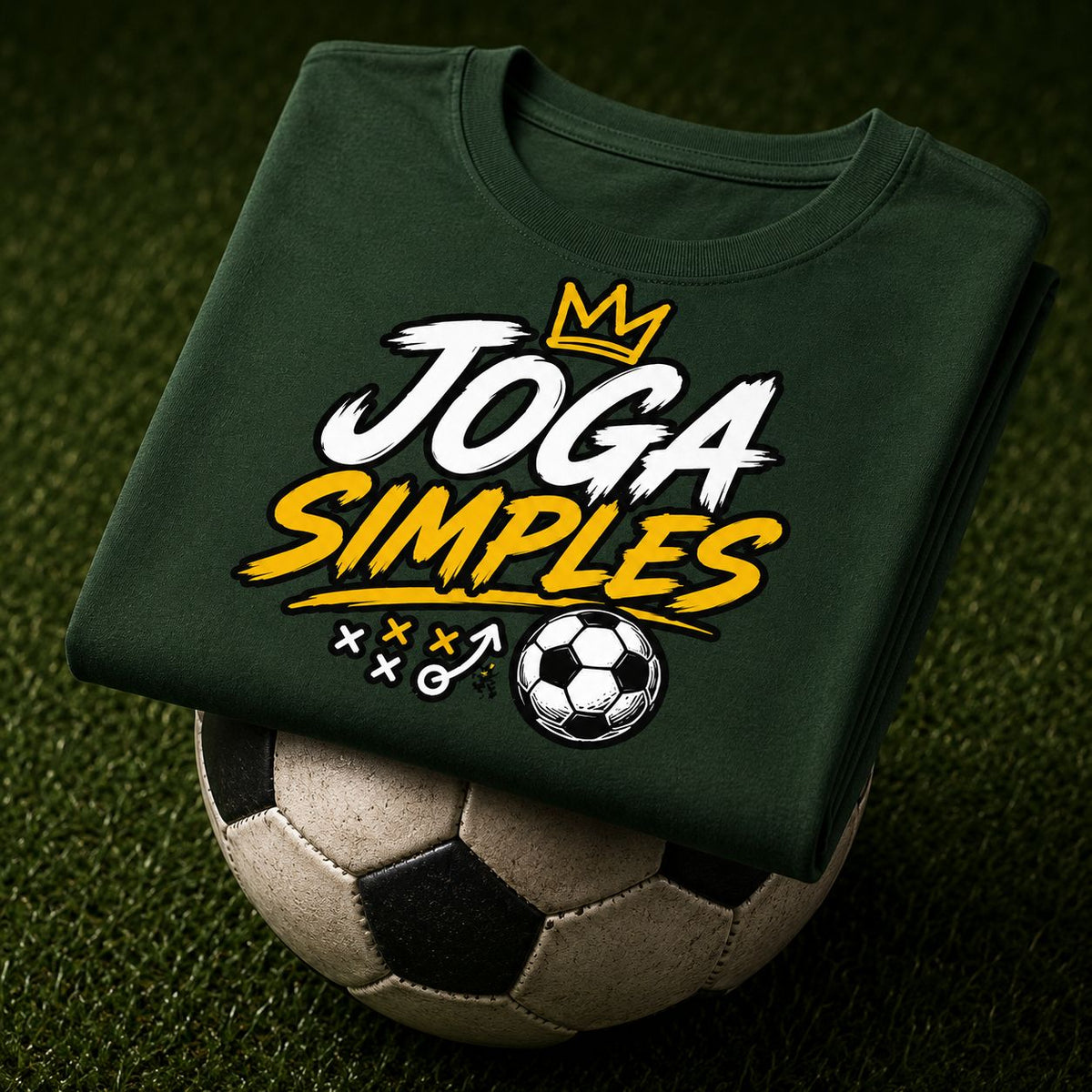 Camisa Futebol — Eusoubitenca ⭐ (verde militar)