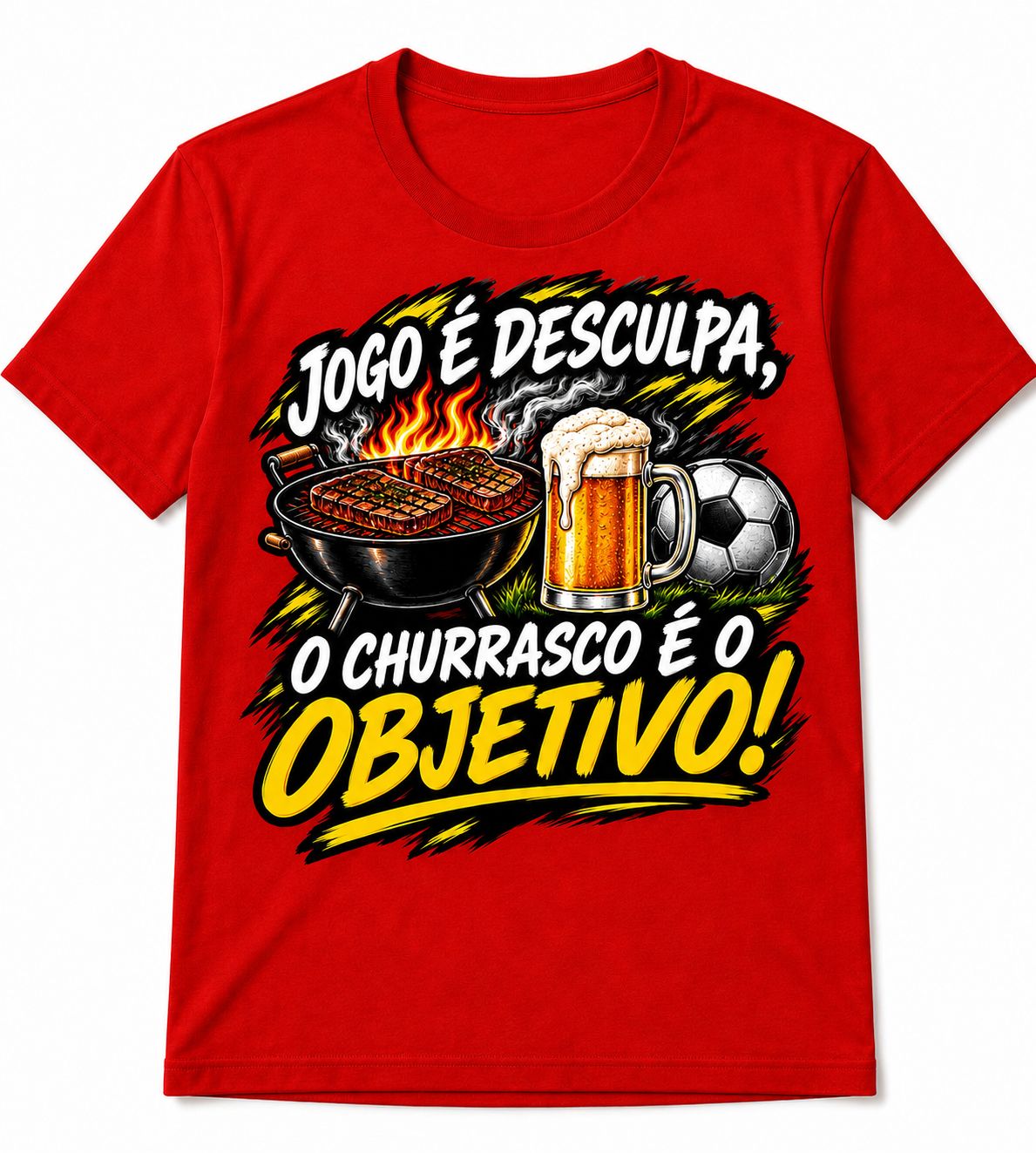 Camisa Futebol — Eusoubitenca ⭐ (vermelho)