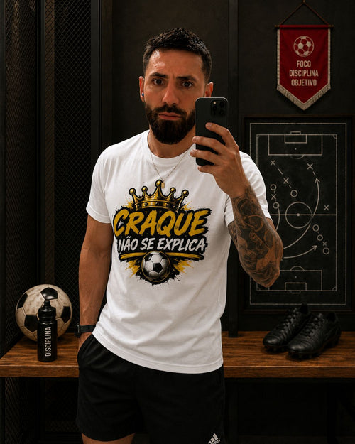 Camisa Futebol — Eusoubitenca ⭐ (Branco)